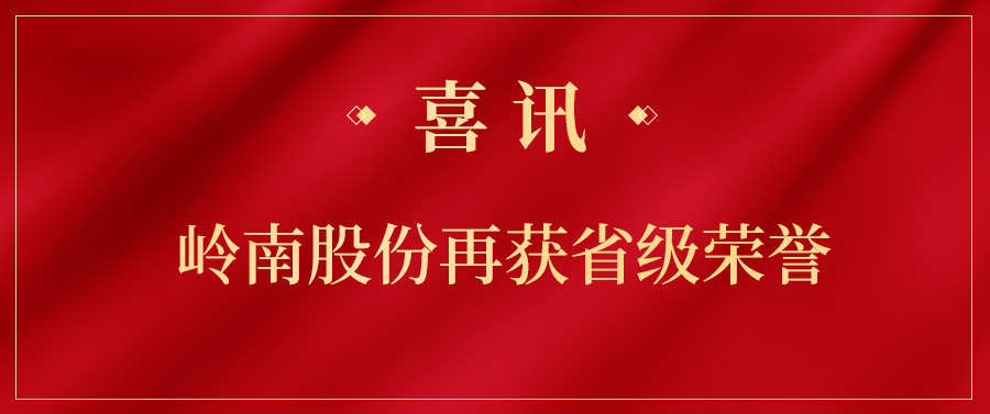 实力上榜！3499拉斯维加斯股份项目获得省级荣誉